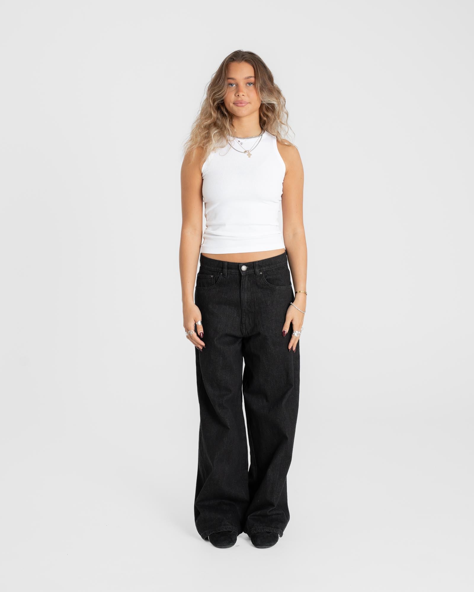 Baggy Jeans Jeans schwarz